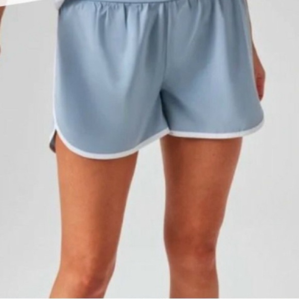 Women's Light Blue Athletic Shorts